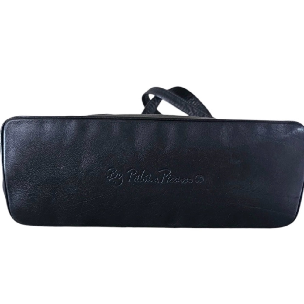 Paloma Picasso Purse vintage black with gold Hardwear Longe Strup. - Picture 4 of 7